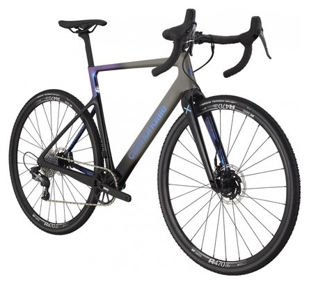 Bicicleta de ciclocross Cannondale SuperSix EVO CX Sram Force 1 11S 700 mm Gris Purple Haze