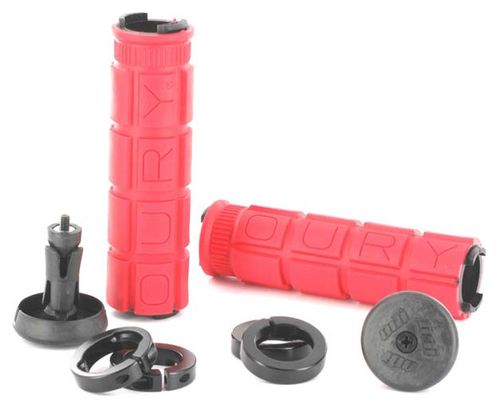 Oury Lock-On Grips - Red