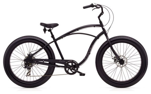 ELECTRA City Bike Cruiser Lux Fat 7D Black