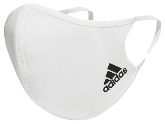 Pack of 3 Masks adidas Face Covers White M / L
