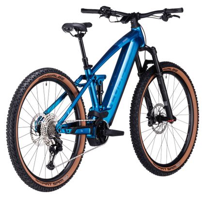 Cube Stereo Hybrid 120 SLX 750 Electric Full Suspension MTB Shimano Deore/XT 12S 750 Wh 29'' Electric Blue 2023