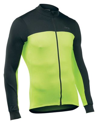 Northwave Force 2 Long Sleeves Jersey Neon Yellow Black