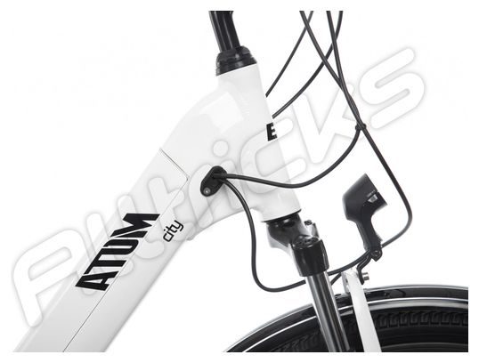Vélo de Ville Électrique BH Atom City Wave Shimano Acera 8V Blanc Noir 2020