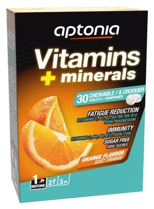 Food Supplements Aptonia Vitamins and Minerals Orange x30