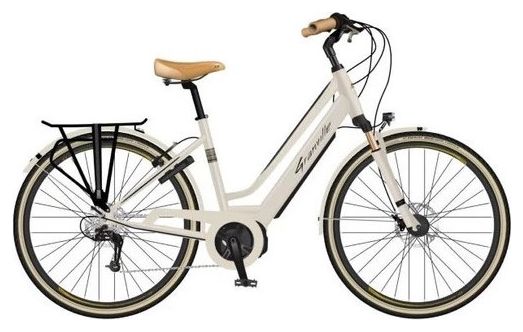 Produit Reconditionné - Vélo de Ville Électrique Granville E-Smooth 20 Shimano Altus 7V 400 Wh 700 mm Blanc Ivoire 2022