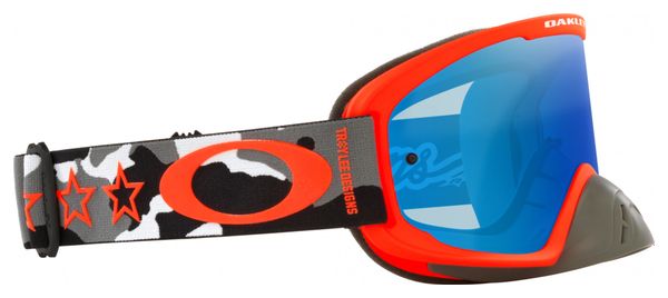 Masque Oakley O-Frame 2.0 Pro MX x Troy Lee Designs Camo Black Ice Iridium / Ref : OO7115-42