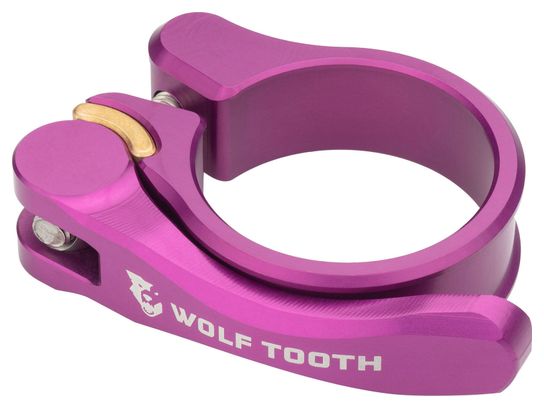 Collier de Selle à Serrage Rapide Wolf Tooth Seatpost Clamp Quick Release Violet