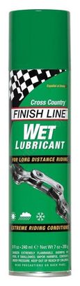 Spray lubricante húmedo FINISH LINE CROSS COUNTRY 240 ml