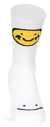 Chaussettes Pacific And Co Smile Run Blanc