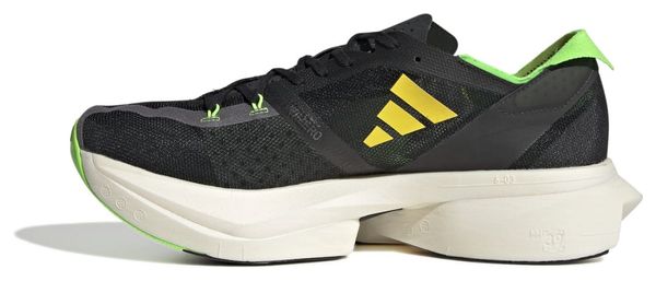 Zapatillas adidas running adizero Adios Pro 3 Negro Verde Amarillo Unisex