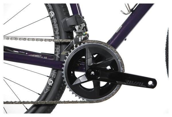 Produit Reconditionné - Vélo Gravel Baam Argh Sram Rival AXS 12V 700mm Purple 2022