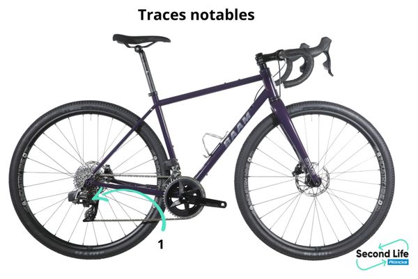 Produit Reconditionné - Vélo Gravel Baam Argh Sram Rival AXS 12V 700mm Purple 2022