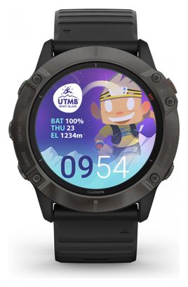 Garmin Fenix 6X Pro Solar GPS Watch UTMB Mont-Blanc Pack
