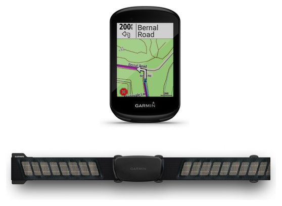 Pack Compteur GPS Garmin Edge 830 + Ceinture Cardiofréquencemètre Garmin HRM-Dual