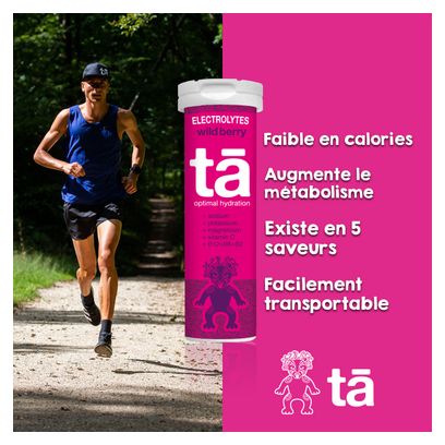 TA Energy Hydration Tabs electrolyte tablets 12 Red Fruits