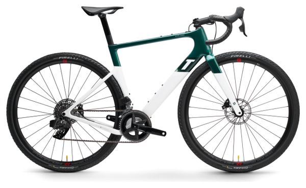 3T Exploro Race Gravel Bike Sram Force eTap AXS 12S 700 mm Emerald Green White 2022