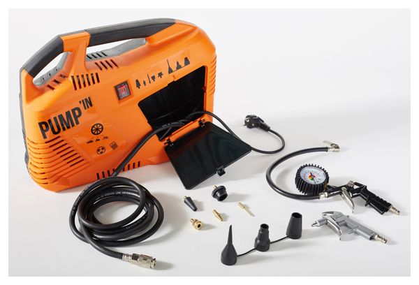 Pump'in HOME - Mini-compresseur professionnel 1100W portable 230V-50Hz
