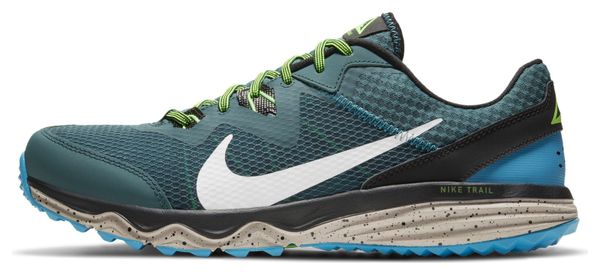 Nike Juniper Trail Running Shoes Blue Green