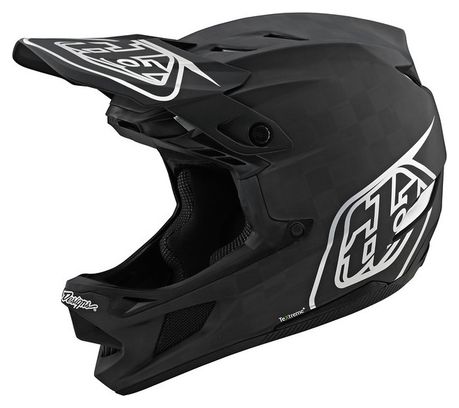 Troy Lee Designs D4 Carbon Mips Stealth Full Face Helm Zwart/Zilver