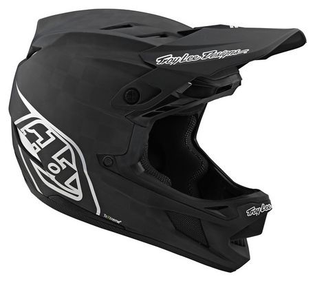 Int gral Helmet Troy Lee Designs D4 Carbon Mips Stealth Black / Silver