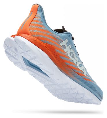 Chaussures Running Hoka Mach 5 Bleu Orange