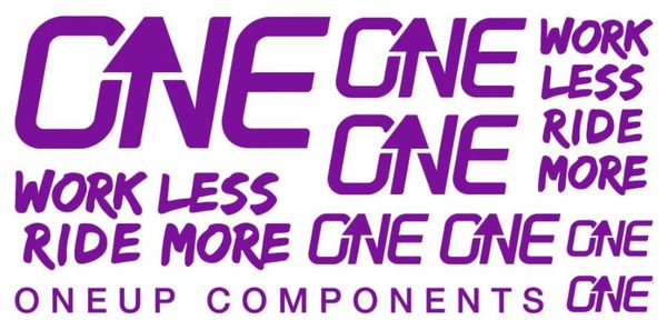 Oneup Purple Stickers Kit