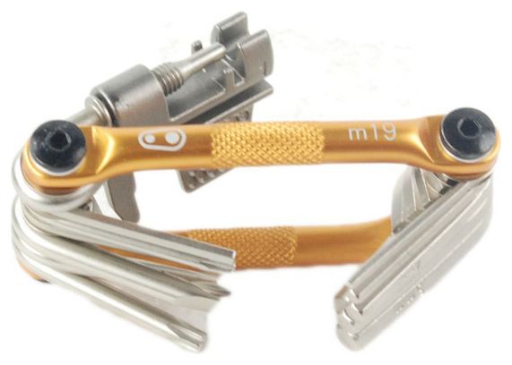 CRANKBROTHERS Multi-Tool M19 19 Funzioni Gold