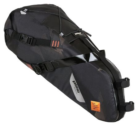 Sacoche de Selle Woho XTouring Saddle Bag Dry M 8-12L Noir Cyber-Camo Diamond