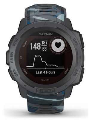 Garmin Instinct Solar - Surf Edition GPS Watch Pipeline Grey