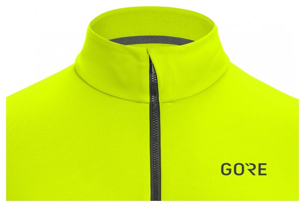 Long Sleeves Jersey GORE Wear C3 Thermo Yellow Fluo