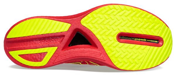 Saucony Endorphin Pro 3 Running Shoes Red Yellow