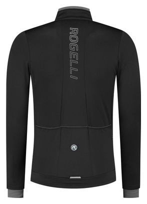 Maillot Manches Longues Velo Rogelli Essential - Homme - Noir