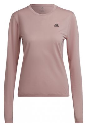 Maillot manches longues adidas Run It Rose Femme