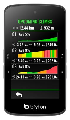 Compteur GPS BRYTON Rider S800T (+ Ceinture cardio / Capteur Cadence / Capteur Vitesse)