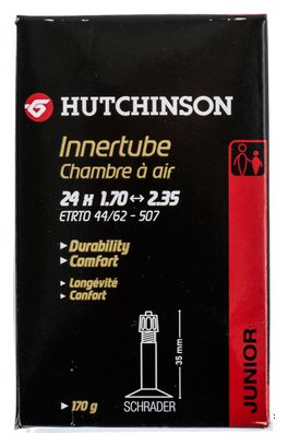 HUTCHINSON Inner Tube STANDARD  24'' x 1.70 - 2.35 Schrader 35mm