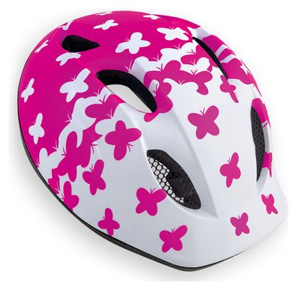 MET Super Buddy Butterfly Helmet White Pink