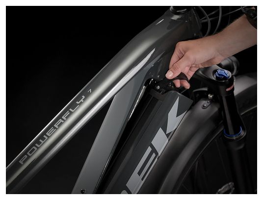 Trek Powerfly Sport 7 MTB elettrica semirigida equipaggiata Shimano XT / SLX M8100 12V 625 Wh 29 &#39;&#39; Solid Charcoal / Slate 2021