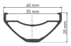 Rueda trasera DT Swiss Hybrid H1900 Spline 27.5 &#39;&#39; / 35mm | Boost 12x148mm | Shimano Micro Spline 2020