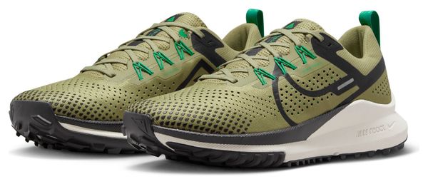 Zapatillas Running Nike <b>React P</b>egasus Trail 4 Verde Caqui