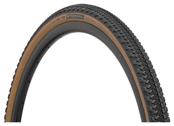 Pneu Gravel Teravail Cannonball 700 mm Tubeless Ready Souple Light & Supple Flancs Beiges Tan