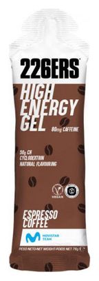 Gel energético de café con cafeína de alta energía 226ers 76g