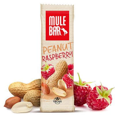 MuleBar Vegan Energy Bar Peanut Raspberry 40 g
