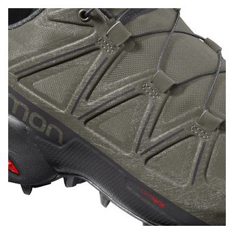 Salomon Speedcross 5 Green / Black Trail Shoes