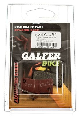 GALFER SHIMANO XT / GRIMECA Metallic ADVANCED G1851 Brake Pads