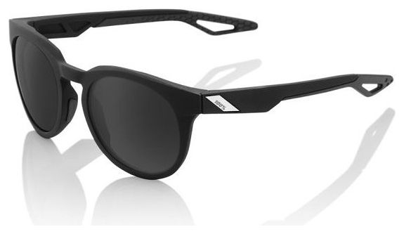 100% Campo Sunglasses - Matte Black - Smoke Lens