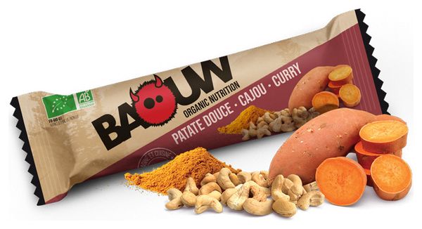 Baouw Sweet Potato-Cashew-Curry Organic Energy Bar 25g