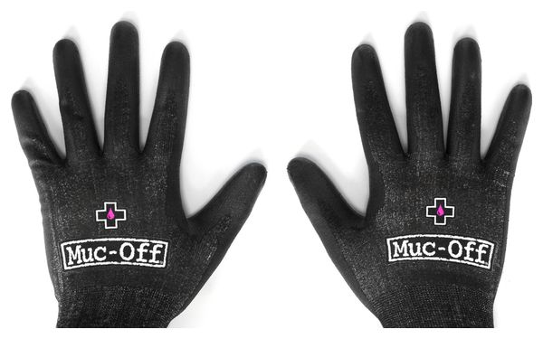 Taller Guantes Muc-Off Mecánica Negro