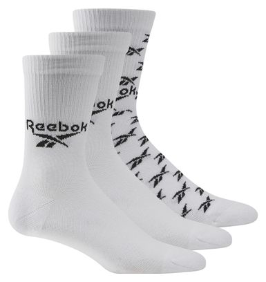 Reebok Classics 3 pair socks White