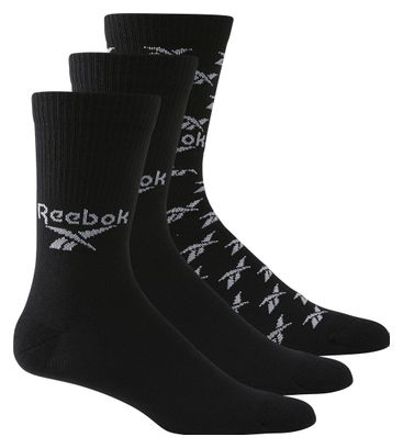 Reebok Classics 3 pair socks Black