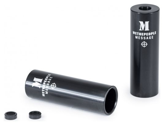 Pegs Salt Message / 14mm with 10mm Adapter Black
